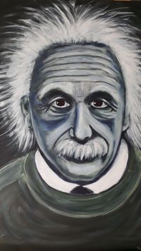 Albert Einstein 60 x 80 cm D3