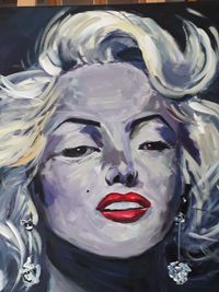 Marilyn Monroe Acryl 80x100 cm 3D